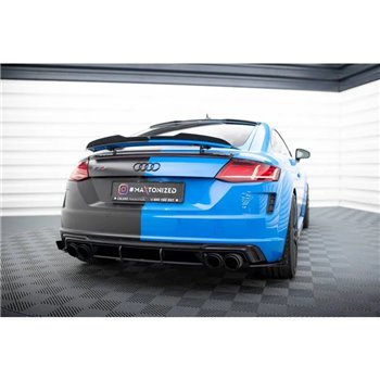 Maxton - Street Pro Central Diffuseur Arriere Audi TT S 8S Facelift Noir