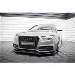 Maxton - Lame Du Pare-Chocs Avant V.4 Audi S5 / A5 S-Line 8T Facelift 