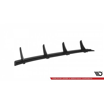 Maxton - Street Pro Central Diffuseur Arriere Mazda 3 Mk4 Noir-Rouge
