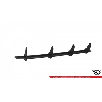 Maxton - Street Pro Central Diffuseur Arriere Mazda 3 Mk4 Noir-Rouge