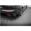 Maxton - Street Pro Lame Du Pare Chocs Arriere Kia Stinger GT / GT-Line Mk1 Noir + Rabats Brillant 