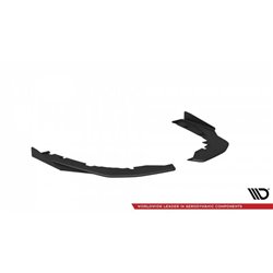 Maxton - Street Pro Lame Du Pare Chocs Arriere Kia Stinger GT / GT-Line Mk1 Noir + Rabats Brillant 