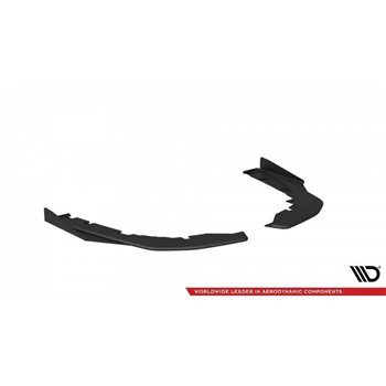 Maxton - Street Pro Lame Du Pare Chocs Arriere Kia Stinger GT / GT-Line Mk1 Noir-Rouge + Rabats Brillant