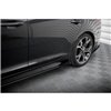 Maxton - Street Pro Rajouts Des Bas De Caisse Kia Stinger GT / GT-Line / Standard Mk1 Noir-Rouge + Rabats Brillant