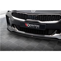 Maxton - Street Pro Lame Du Pare-Chocs Avant Kia Stinger GT / GT-Line / Standard Mk1 Noir