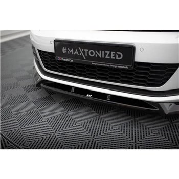 Maxton - Lame Du Pare-Chocs Avant V.2 Volkswagen Scirocco Mk3 Facelift 