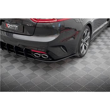 Maxton - Street Pro Lame Du Pare Chocs Arriere Kia Stinger GT / GT-Line Mk1 Noir