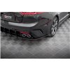 Maxton - Street Pro Lame Du Pare Chocs Arriere Kia Stinger GT / GT-Line Mk1 Noir