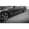 Maxton - Street Pro Rajouts Des Bas De Caisse Kia Stinger GT / GT-Line / Standard Mk1 Noir-Rouge
