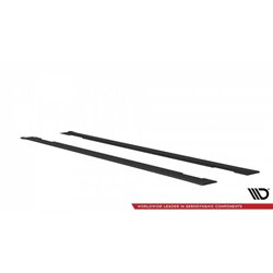 Maxton - Street Pro Rajouts Des Bas De Caisse Kia Stinger GT / GT-Line / Standard Mk1 Noir-Rouge