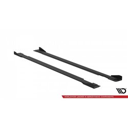 Maxton - Street Pro Rajouts Des Bas De Caisse Kia Stinger GT / GT-Line / Standard Mk1 Noir + Rabats Brillant 