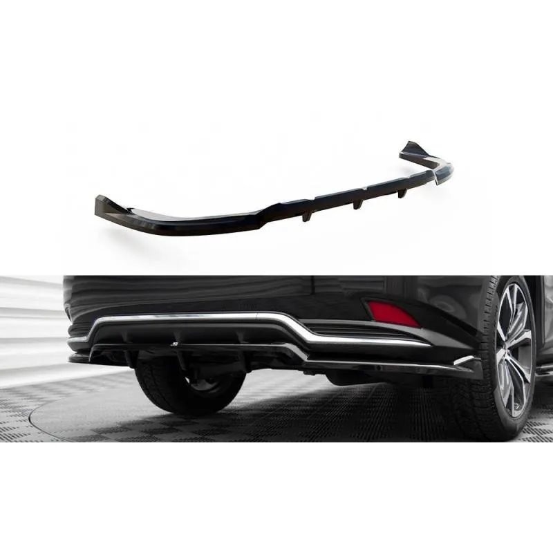 Maxton - Arriere Splitter (avec une barre verticale) Lexus RX F-Sport Mk4 Facelift