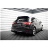Maxton - Diffuseur Arrière Complet Audi A3 Sportback 8V Facelift (Version avec double embout d'échappement) 
