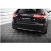 Maxton - Diffuseur Arrière Complet Audi A3 Sportback 8V Facelift (Version avec double embout d'échappement) 