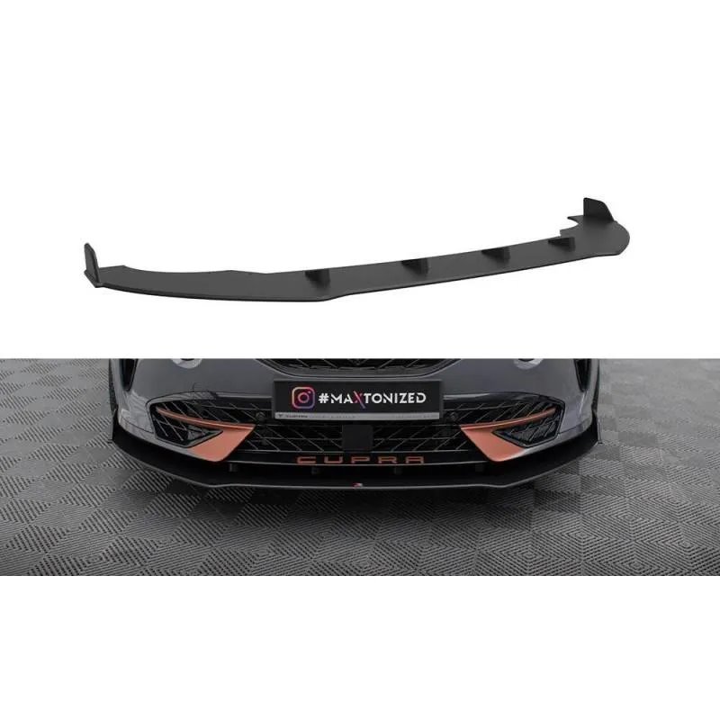 Maxton - Street Pro Lame Du Pare-Chocs Avant Cupra Formentor Mk1 Noir-Rouge