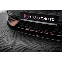 Maxton - Street Pro Lame Du Pare-Chocs Avant Cupra Formentor Mk1 Noir-Rouge