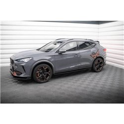 Maxton - Street Pro Rajouts Des Bas De Caisse Cupra Formentor Mk1 Facelift Noir-Rouge