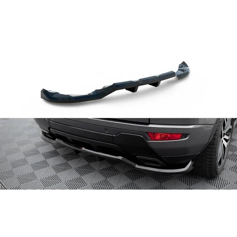 Maxton - Arriere Splitter (avec une barre verticale) Land Rover Range Rover Evoque HSE Dynamic Mk1 Facelift