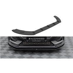 Maxton - Street Pro Lame Du Pare-Chocs Avant Ford Fiesta ST Mk8 Facelift Noir-Rouge