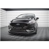 Maxton - Street Pro Lame Du Pare-Chocs Avant Ford Fiesta ST Mk8 Facelift Noir-Rouge