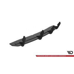 Maxton - Street Pro Central Diffuseur Arriere Audi A7 S-Line C7 Noir-Rouge