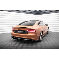 Maxton - Street Pro Central Diffuseur Arriere Audi A7 S-Line C7 Rouge