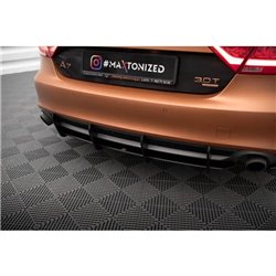 Maxton - Street Pro Central Diffuseur Arriere Audi A7 S-Line C7 Rouge