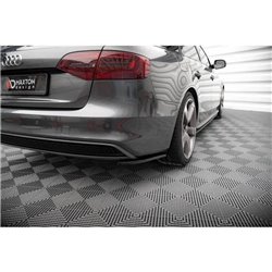 Maxton - Lames De Pare-Chocs Arrière Latérales V.2 Audi A4 S-Line Avant B8 Facelift 