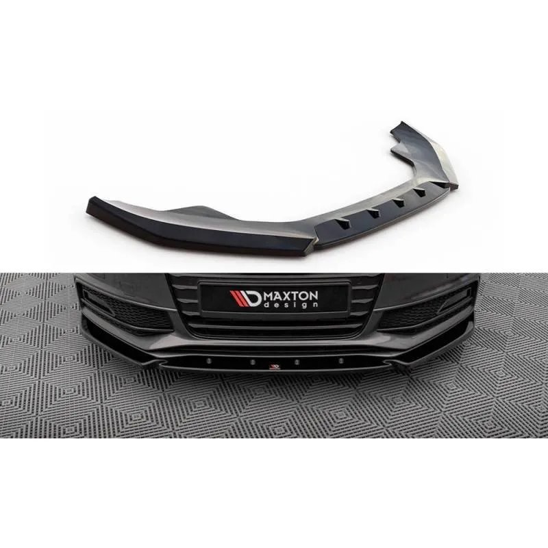 Maxton - Lame Du Pare-Chocs Avant V.3 Audi A4 S-Line / S4 B8 Facelift