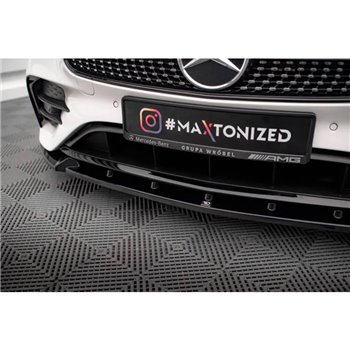 Maxton - Lame Du Pare-Chocs Avant V.2 Mercedes-Benz E-Class W213 Coupe Facelift (C238 Facelift) / Cabriolet (A238 Facelift) AMG-