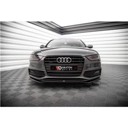 Maxton - Lame Du Pare-Chocs Avant V.4 Audi A4 S-Line / S4 B8 Facelift 