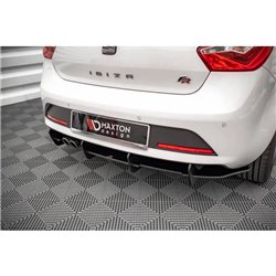 Maxton - Street Pro Central Diffuseur Arriere Seat Ibiza FR SC Mk4 Facelift Noir