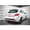 Maxton - Street Pro Central Diffuseur Arriere Seat Ibiza FR SC Mk4 Facelift Noir-Rouge