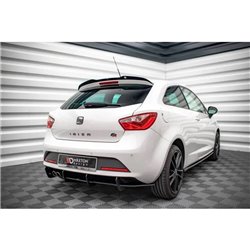 Maxton - Street Pro Central Diffuseur Arriere Seat Ibiza FR SC Mk4 Facelift Rouge