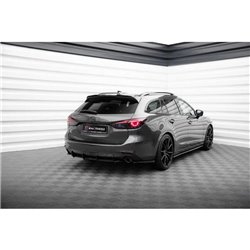 Maxton - Street Pro Central Diffuseur Arriere Mazda 6 Estate Mk3 Facelift Noir-Rouge