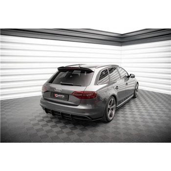 Maxton - Street Pro Central Diffuseur Arriere Audi A4 S-Line B8 Facelift Rouge