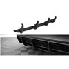 Maxton - Street Pro Central Diffuseur Arriere Audi A4 S-Line B8 Facelift Noir-Rouge