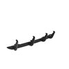 Maxton - Street Pro Central Diffuseur Arriere Audi A4 S-Line B8 Facelift Noir-Rouge