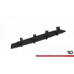 Maxton - Street Pro Central Diffuseur Arriere V.1 Kia Stinger GT / GT-Line Mk1 Noir-Rouge