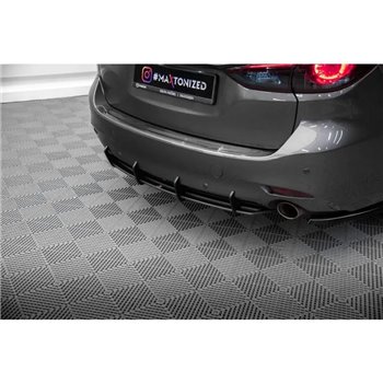 Maxton - Street Pro Central Diffuseur Arriere Mazda 6 Estate Mk3 Facelift Rouge