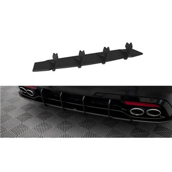 Maxton - Street Pro Central Diffuseur Arriere V.1 Kia Stinger GT / GT-Line Mk1 Rouge