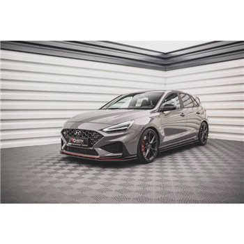Maxton - Street Pro Rajouts Des Bas De Caisse V.2 Hyundai I30 N / N-Line Hatchback / Fastback Mk3 / Mk3 Facelift Noir