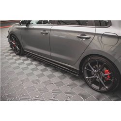 Maxton - Street Pro Rajouts Des Bas De Caisse V.2 Hyundai I30 N / N-Line Hatchback / Fastback Mk3 / Mk3 Facelift Noir