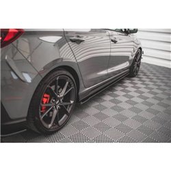 Maxton - Street Pro Rajouts Des Bas De Caisse V.2 Hyundai I30 N / N-Line Hatchback / Fastback Mk3 / Mk3 Facelift Noir