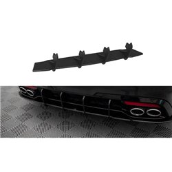 Maxton - Street Pro Central Diffuseur Arriere V.1 Kia Stinger GT / GT-Line Mk1 Noir