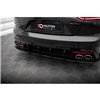 Maxton - Street Pro Central Diffuseur Arriere V.1 Kia Stinger GT / GT-Line Mk1 Noir
