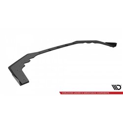 Maxton - Street Pro Lame Du Pare-Chocs Avant Subaru WRX STI Mk1 Facelift Noir-Rouge + Rabats Brillant