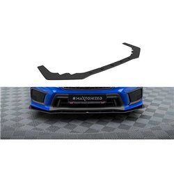 Maxton - Street Pro Lame Du Pare-Chocs Avant Subaru WRX STI Mk1 Facelift Noir-Rouge