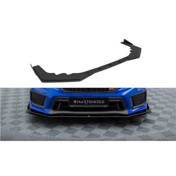 Maxton - Street Pro Lame Du Pare-Chocs Avant Subaru WRX STI Mk1 Facelift Noir + Rabats Brillant