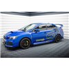 Maxton - Street Pro Rajouts Des Bas De Caisse Subaru WRX STI Mk1 Noir + Rabats Brillant 